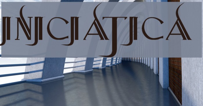 Iniciatica Font examples