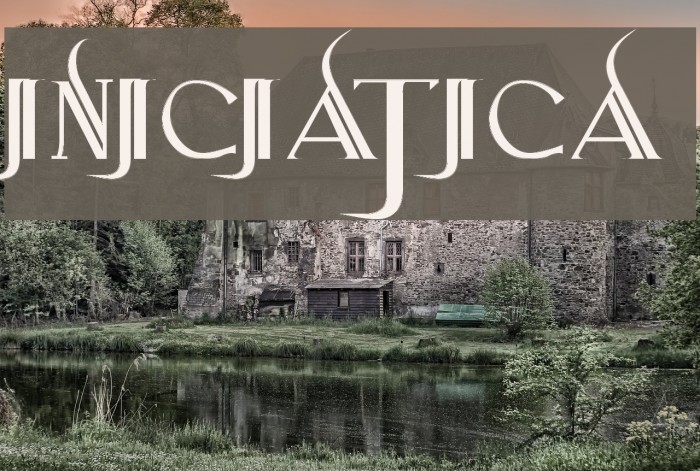 Iniciatica Font examples
