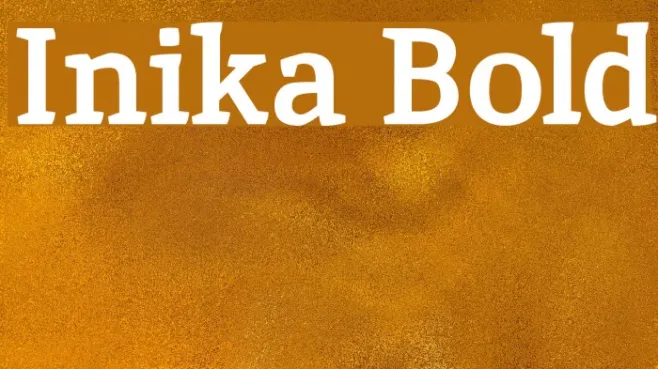 Inika Bold Example 1