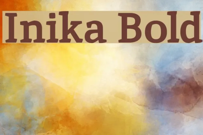 Inika Bold Example 2
