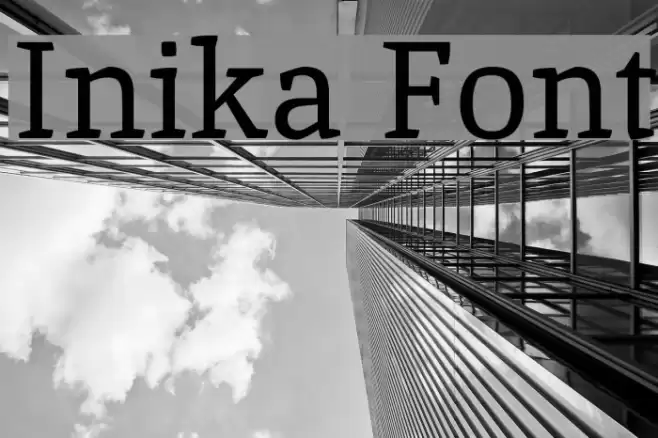 Inika Font examples