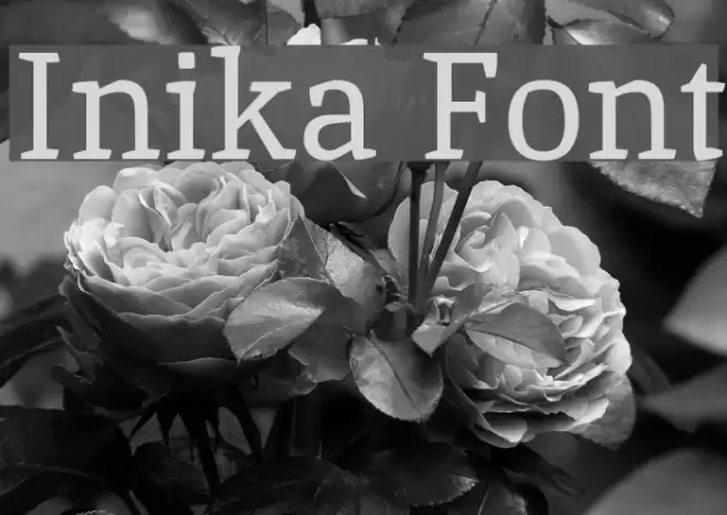 Inika Font examples