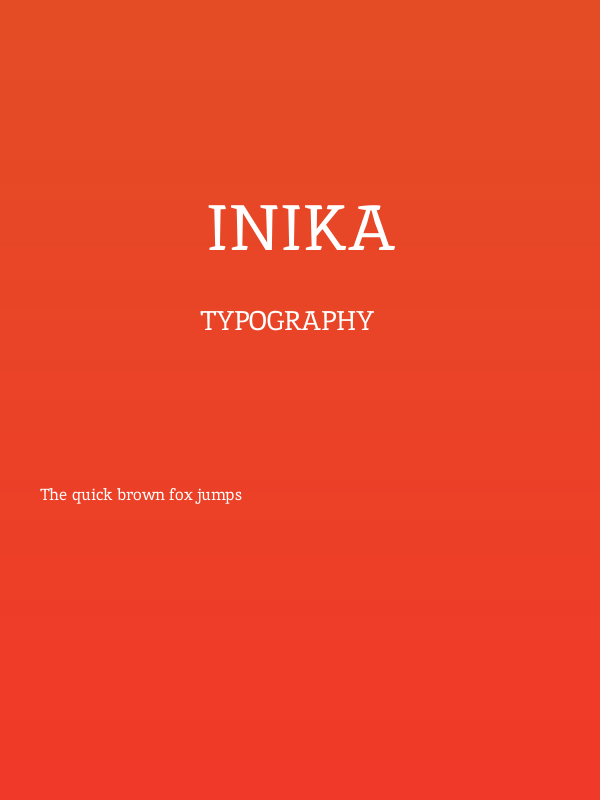 Inika Poster