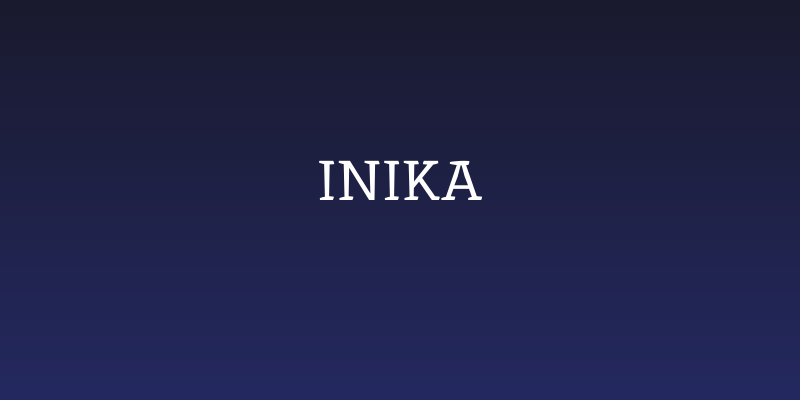 Inika Social Header