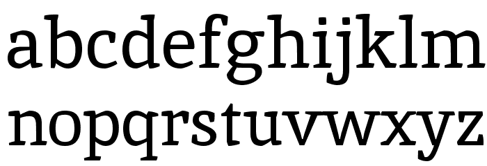Inika Font LOWERCASE
