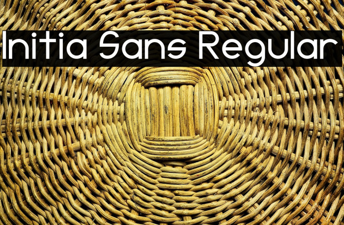 Initia Sans Regular Example 1