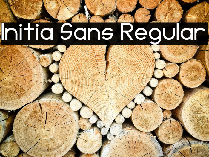 Initia Sans Regular Example 2