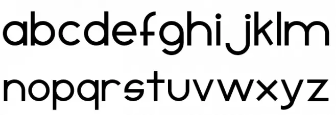 Initia Sans Regular Font LOWERCASE
