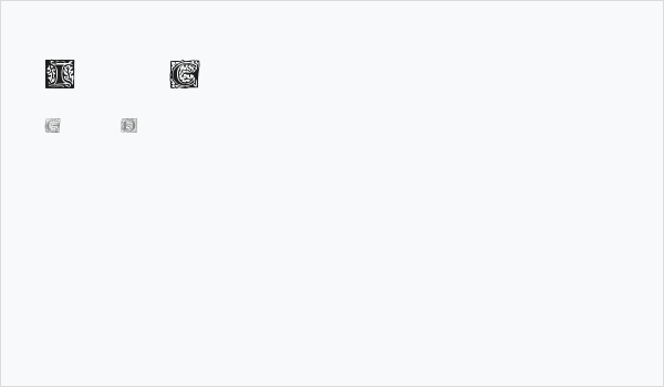 Initial Caps Business Card