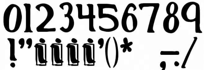 Initial Font OTHER CHARS