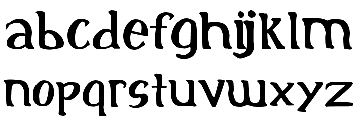 Initial Font LOWERCASE