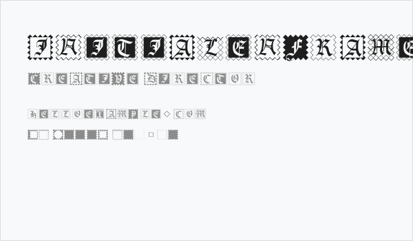 InitialenFramedMK Business Card