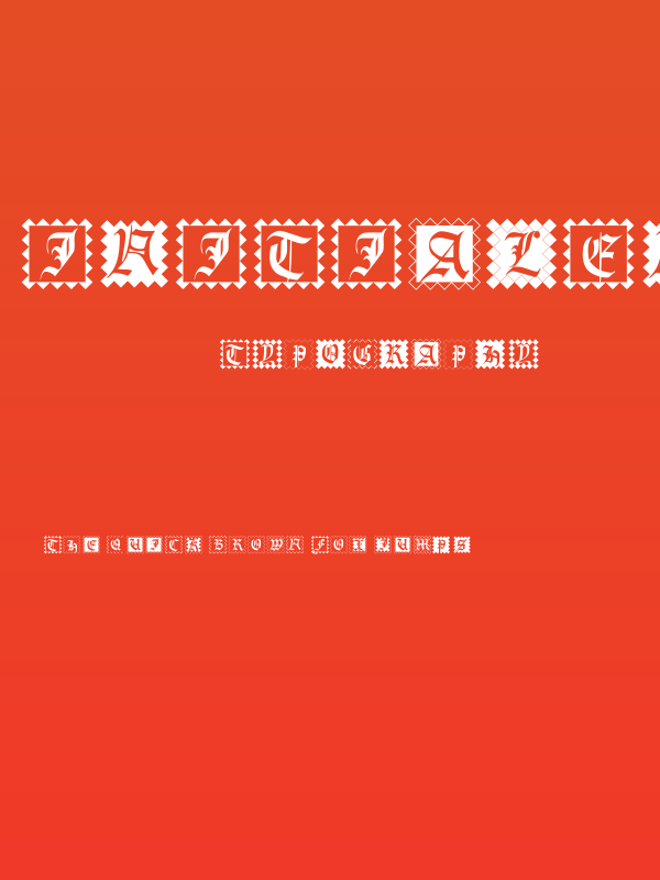 InitialenFramedMK Poster