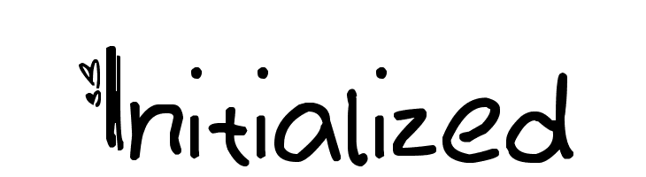 Initialized Font
