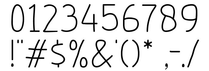 Iniya Display Font OTHER CHARS