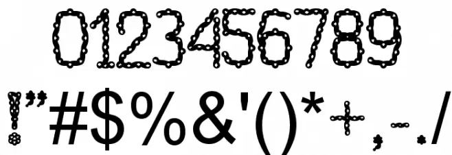 Injancromvela150 Font OTHER CHARS