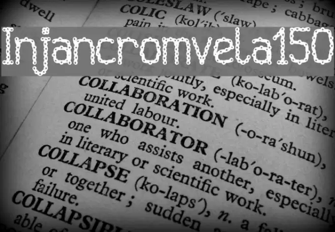 Injancromvela150 Font examples