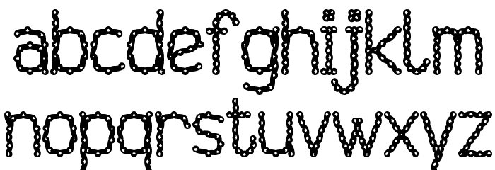 Injancromvela150 Font LOWERCASE