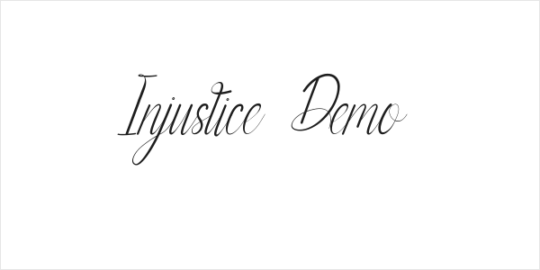 Injustice Demo Logo