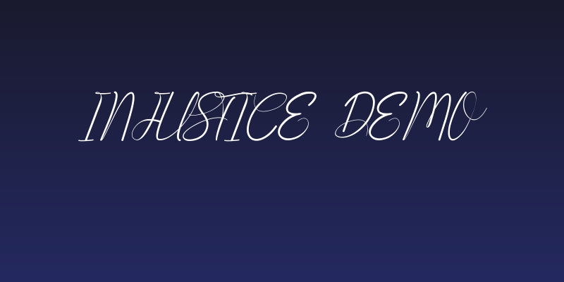 Injustice Demo Social Header