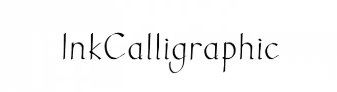 Ink Calligraphic  Скачать бесплатные шрифты