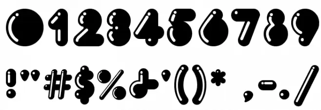 Ink Highlight Font OTHER CHARS