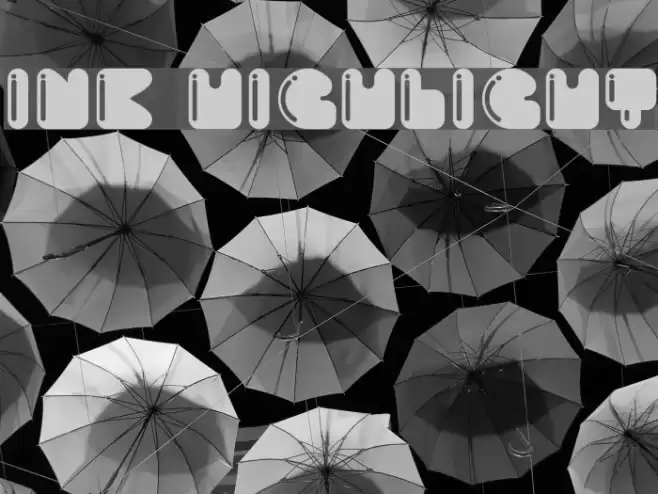 Ink Highlight Font examples