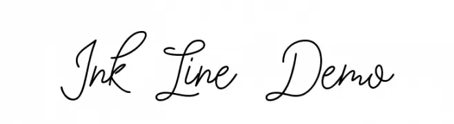 Ink Line Demo  Descarca Fonturi Gratis
