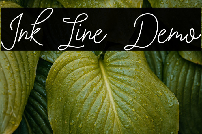 Ink Line Demo Example 2