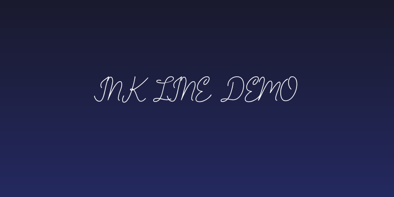 Ink Line Demo Social Header