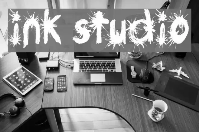 Ink Studio フォント examples