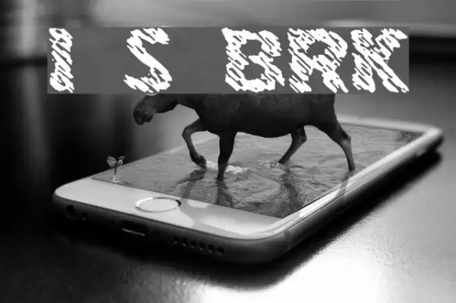 Ink Swipes BRK Font examples