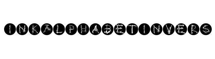 InkAlphabetInvers Font