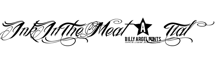 InkInTheMeat-Tial Font