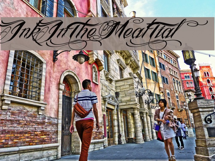 InkInTheMeat-Tial Font examples