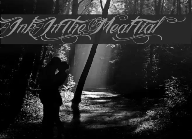 InkInTheMeat-Tial Font examples