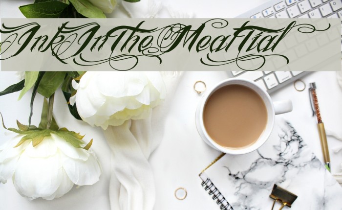 InkInTheMeat-Tial Font examples