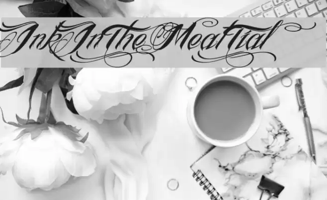InkInTheMeat-Tial Font examples
