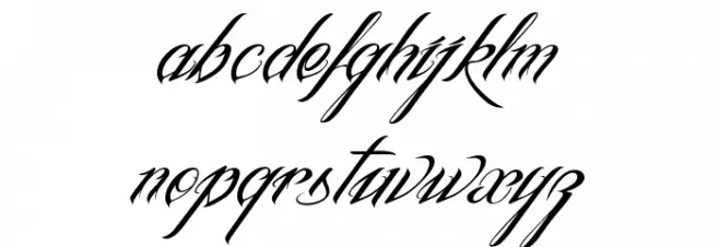 InkInTheMeat-Tial Font Litere mici