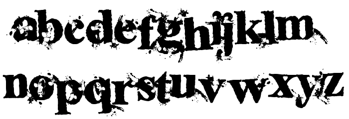 InkSpecial Font LOWERCASE