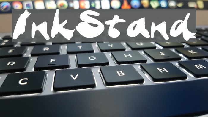 InkStand Font examples