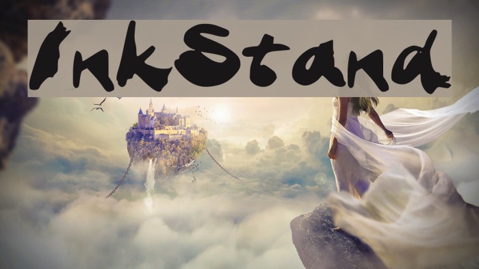 InkStand Font examples