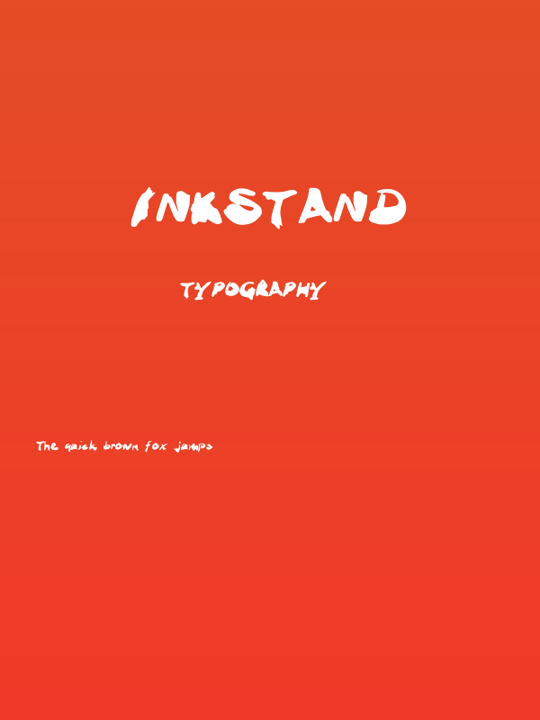 InkStand Poster