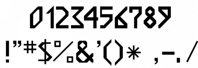 InkaBod Font OTHER CHARS