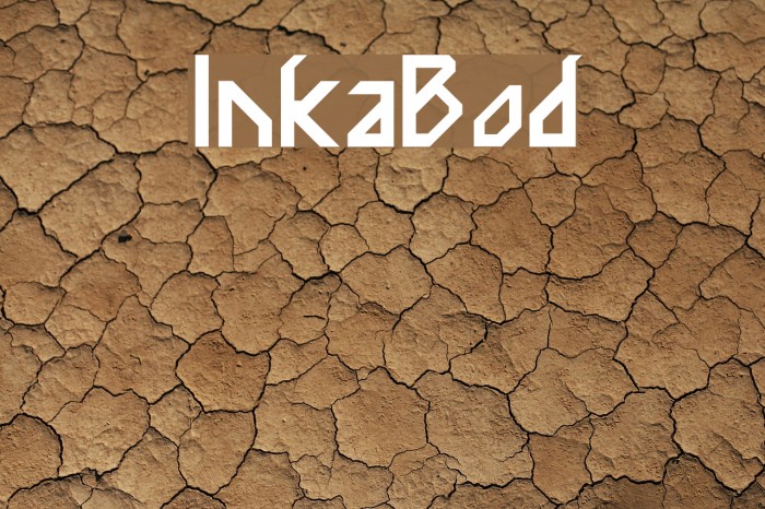 InkaBod Fonte examples