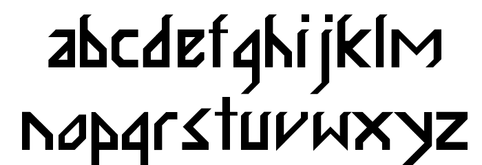 InkaBod Fonte MINÚSCULAS