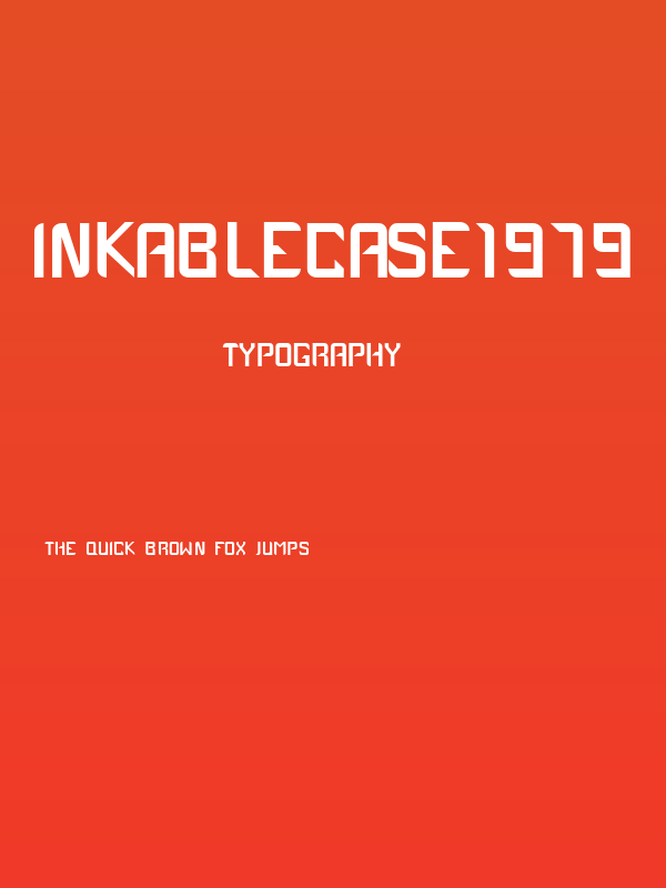 InkableCase1979 Poster