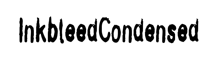 InkbleedCondensed Font