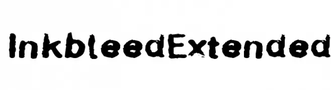InkbleedExtended  Fuentes Gratis Descargar