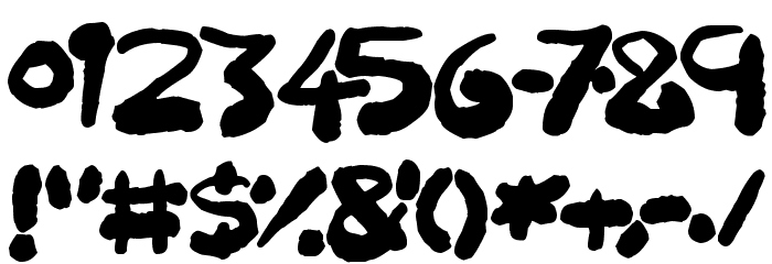Inkbleeda Font OTHER CHARS